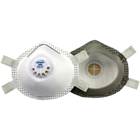 Gerson R95 Respirator with Valve, Headstrap, 5-Count, Case of 20, 100PK 081840
